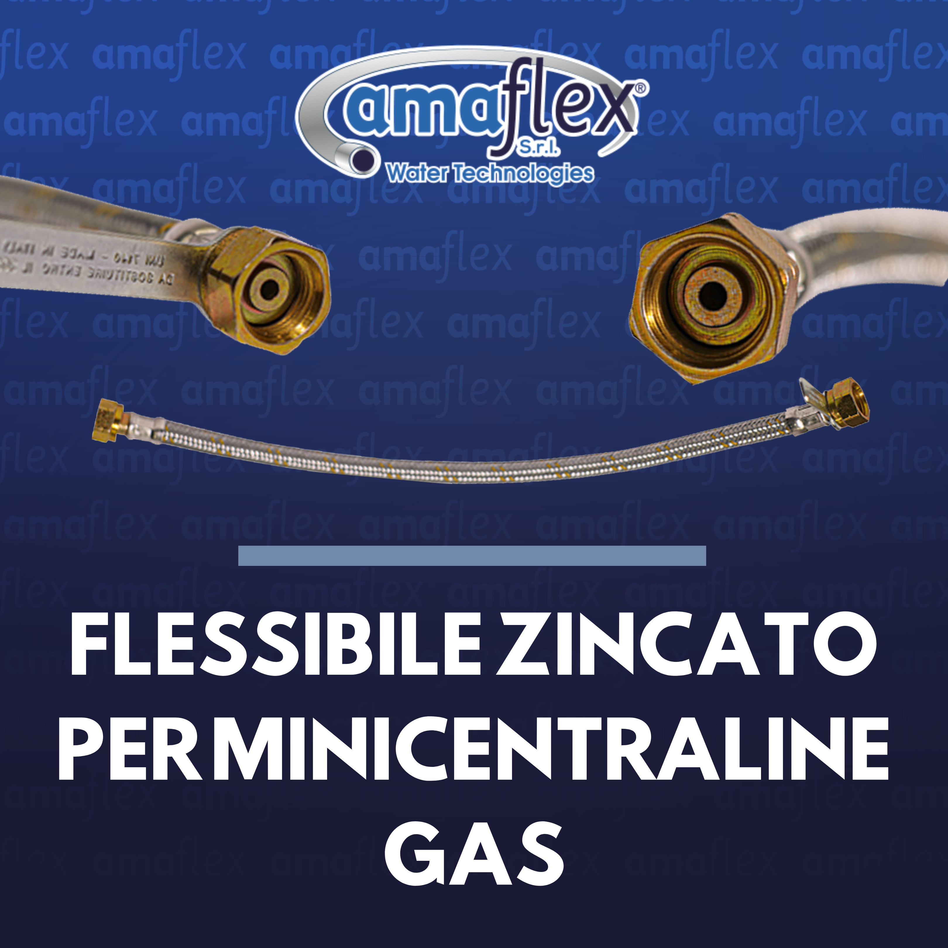 FLESSIBILE ZINCATO PER MINICENTRALINE GAS